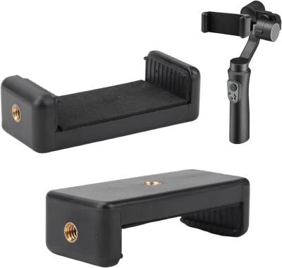 Akıllı Telefon Tutucu, Tripod Montaj Adaptörü, Klipsli Konnektör Başlığı, Selfie Çubuğu Başlığı, Seyahat Mini Tripod - Kyrotech