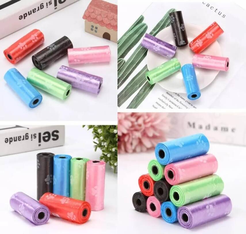 Köpek Kaka Poşeti Rulo Kaka Torbası Köpek Dışkı Poşeti Kaka Eğitimi Yardımcı Evcil Hayvan Kaka Poşeti - 30