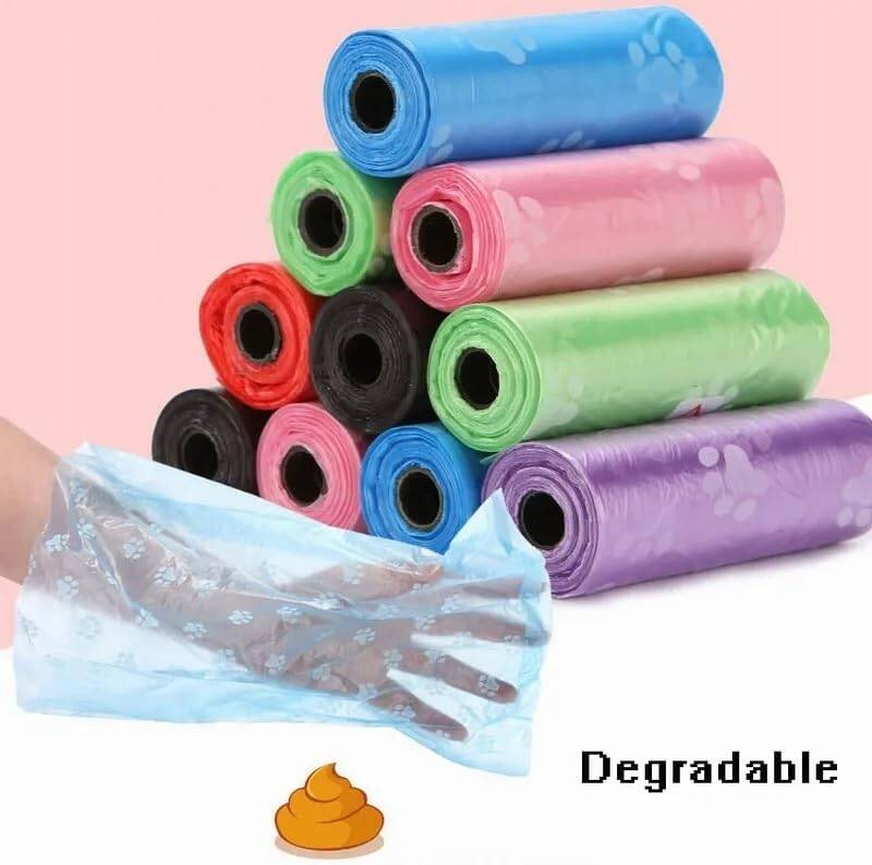 Köpek Kaka Poşeti Rulo Kaka Torbası Köpek Dışkı Poşeti Kaka Eğitimi Yardımcı Evcil Hayvan Kaka Poşeti - 33