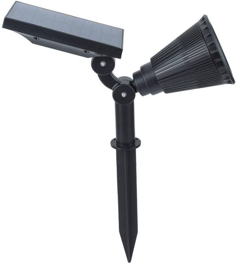 Kyrotech 18 LED Spot Güneş Enerjili Bahçe Aydınlatma Lambası, Fotoselli, Spike Aplik, 18W Su Geçirmez Dış Mekan Solar Lamba, Ağaç, Veranda, Garaj, Havuz, Duvar Ve Zemin Montajına Uygundur 42 CM - 49