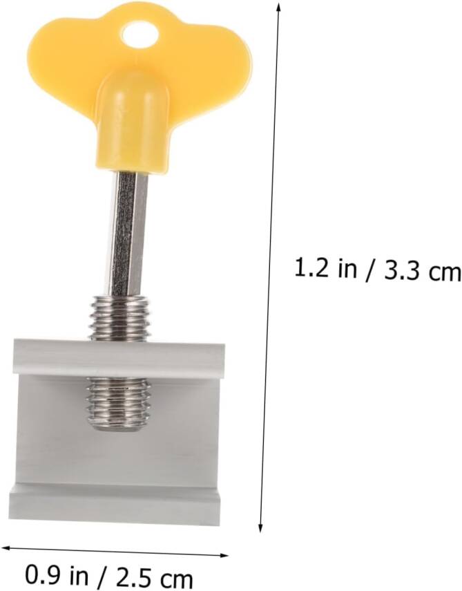 Kyrotech 2 Adet Ayarlanabilir Sürgülü Pencere ve Kapı Kilidi Seti – Alüminyum Gövde, Anahtarlı Montaj, Kaydırmalı Sistemlere Uyumlu, Çocuk Güvenliği ve Hırsızlık Önleyici Kilit - 2