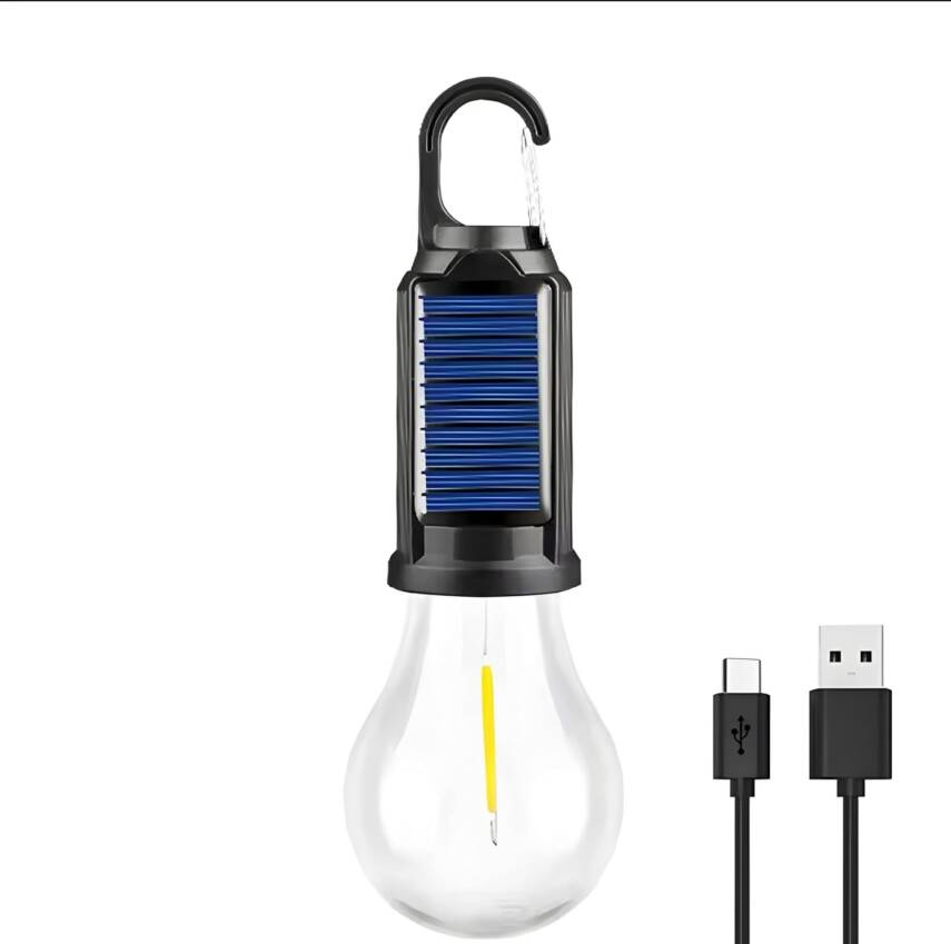 Kyrotech 2 Lambalı, Askılı, 3 Modlu, Şarjlı, Led Solar Güneş Enerjili, 2 MT Metal STANDLI, Su Geçirmez, Kitap Okuma Işığı, Kamp, avcılık, Balıkçılık, Garaj, Güverte, Balkon Dekorasyonu, Karavan - 11