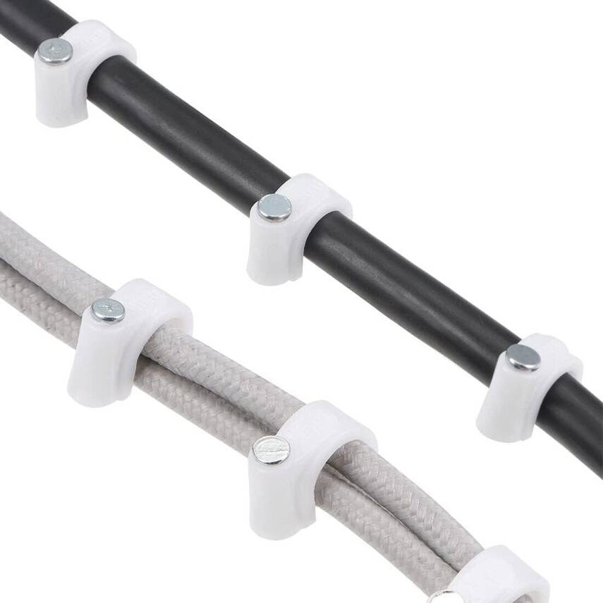 Kyrotech 26 Parça Kablo Tutucu Seti | Yapışkanlı Kablo Klipsi | Masa Üstü Kablo Düzenleyici | Şarj Kablosu, Kulaklık, USB, HDMI, Mouse Kablosu için | Ofis & Ev Kullanımı | Kablo Yönetimi Çözümü - 3