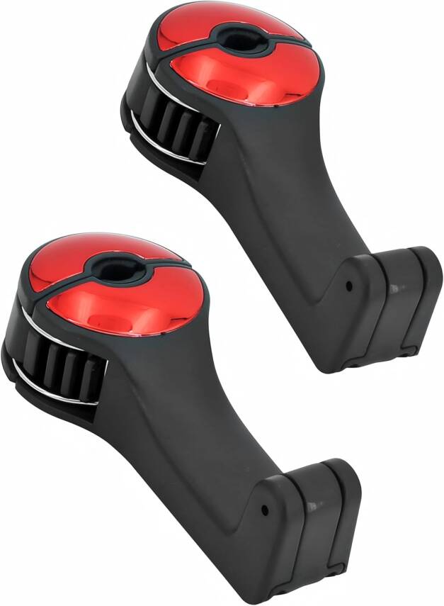Kyrotech 2’li Araç Baş Destek Kancası – Telefon Tutuculu Evrensel Koltuk Arkası Kanca, El Çantası & Alışveriş Poşeti Askısı, Kolay Takılabilir, Koltu Başlığı Askısı, Araç İçi Aksesuar - 1