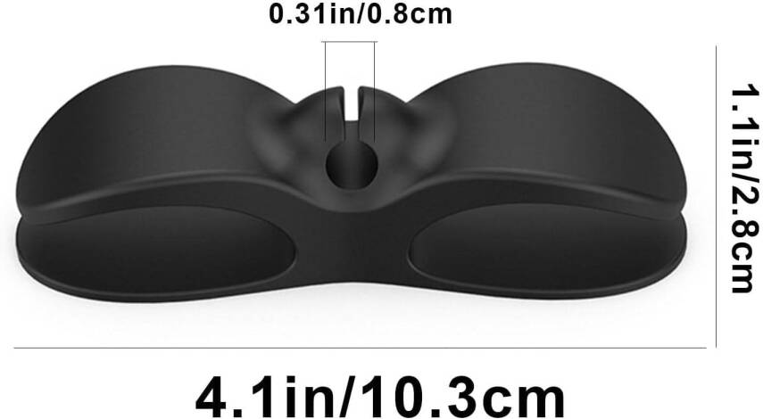 Kyrotech 4 Adet Silikon Kablo Düzenleyici Seti – Güçlü Yapışkanlı Tel Toplayıcı, Kordon Sarıcı, Ev, İşyeri, Mutfak Aletleri İçin Kavisli ve Düz Yüzey Uyumlu, Kahve Makinesi, Blender, Fritöz Uyumlu - 2