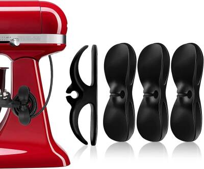 Kyrotech 4 Adet Silikon Kablo Düzenleyici Seti – Güçlü Yapışkanlı Tel Toplayıcı, Kordon Sarıcı, Ev, İşyeri, Mutfak Aletleri İçin Kavisli ve Düz Yüzey Uyumlu, Kahve Makinesi, Blender, Fritöz Uyumlu - Kyrotech