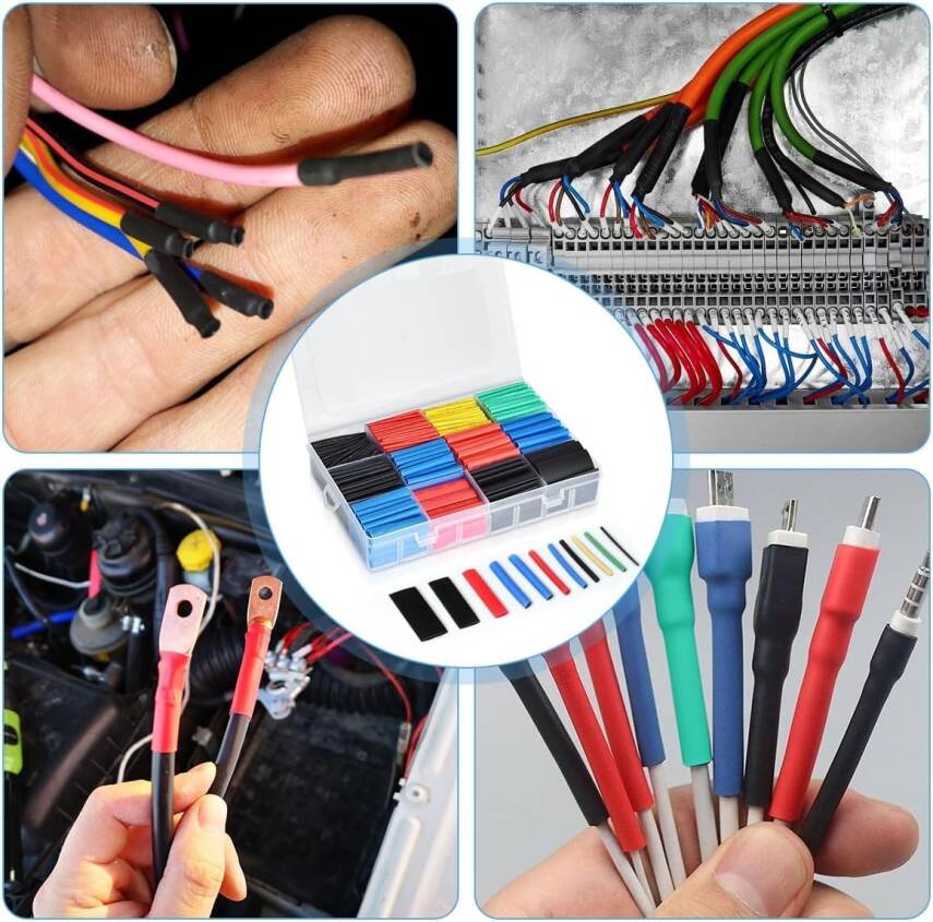 Kyrotech 560 Parça Isıyla Daralan Makaron Setİ, Kutulu, Renkli, Farklı Çaplarda Isıyla Büzüşen Kablo Koruma Kılıfı, Elektrik Yalıtım Makaron Kiti, Su Geçirmez, Alev Geciktirici, Kablo Onarım ve İzolasyonu - 5