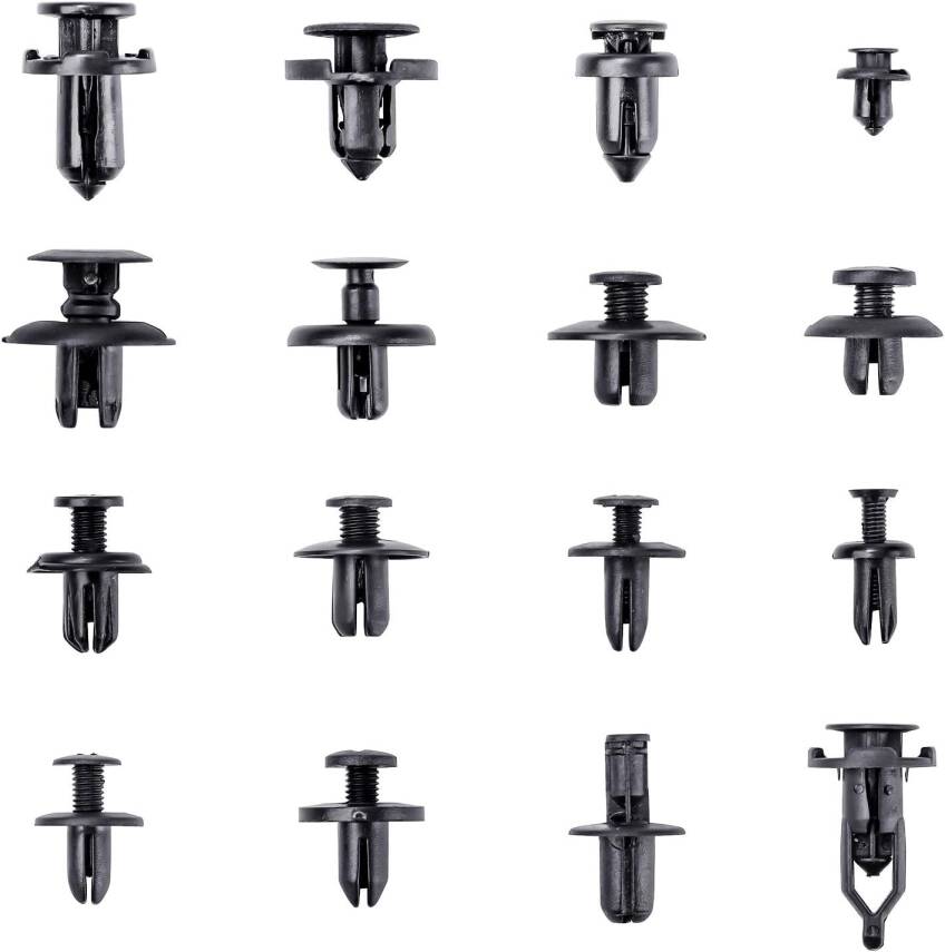 Kyrotech 725 Parça Evrensel Oto Klips Seti – 38 Boy Farklı Araç Tutucu, 30 Sünger Yastık, 1 Klips Sökme Aleti ile – Tampon, Kapı Paneli, Çamurluk, Motor Kapağı İçin Uyumlu Kutulu Tamir ve Montaj Kiti - 4