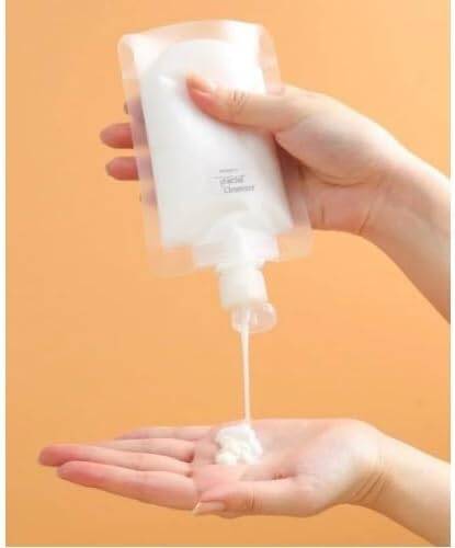 Kyrotech 9 Adet 100 ml Doldurulabilir Şişe Seti – Şampuan, Losyon, Duş Jeli, Yağ ve Krem için Sızdırmaz, BPA İçermeyen, Geniş Ağızlı Seyahat Şişeleri - 6