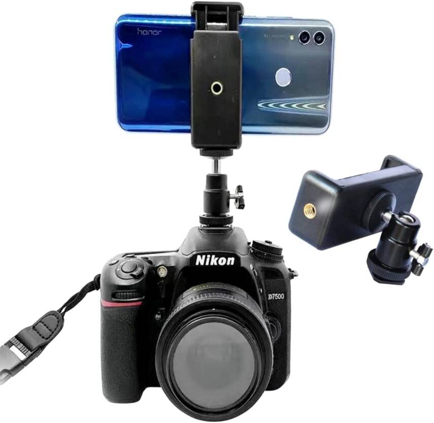 Kyrotech Cep telefonu klipsi tutucu, metal cep telefonu tutucu klipsi 360° bilyalı başlık 1/4 inç dişli, fotoğraf severler için hafif, sağlam - 1