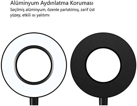 Kyrotech Çok Fonksiyonlu LED Akrobat Masa Lambası, Klipsli, Göz Koruyuculu, Ayarlanabilir Açılı, Kitap Okuma Işığı, YouTuber, TikTok, Ring Light Aydınlatma, 3 Farklı Mod (Sarı, Beyaz, Gün Işığı) - 6