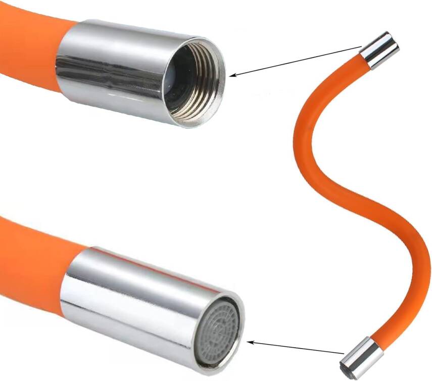 Kyrotech Esnek Musluk Uzatma Borusu – 30 cm | 360° Döner Başlıklı, Köpük Filtresi, Su Sıçratmaz | Kolay Kurulum | Mutfak, Banyo ve Duvar Muslukları için Uyumlu | Yumuşak ve Dayanıklı Plastik - 7