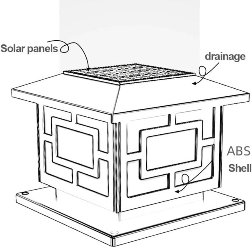 Kyrotech Güneş Enerjili 10W Set Üstü Standlı 78 CM Bahçe Aydınlatması, Su Geçirmez, 3200K-6500K, Solar Küp Armatür, 2 Modlu (Beyaz-Gün Işığı), Veranda, Çit, Bahçe Duvarı Küp Aydınlatma 165×110 mm - 8