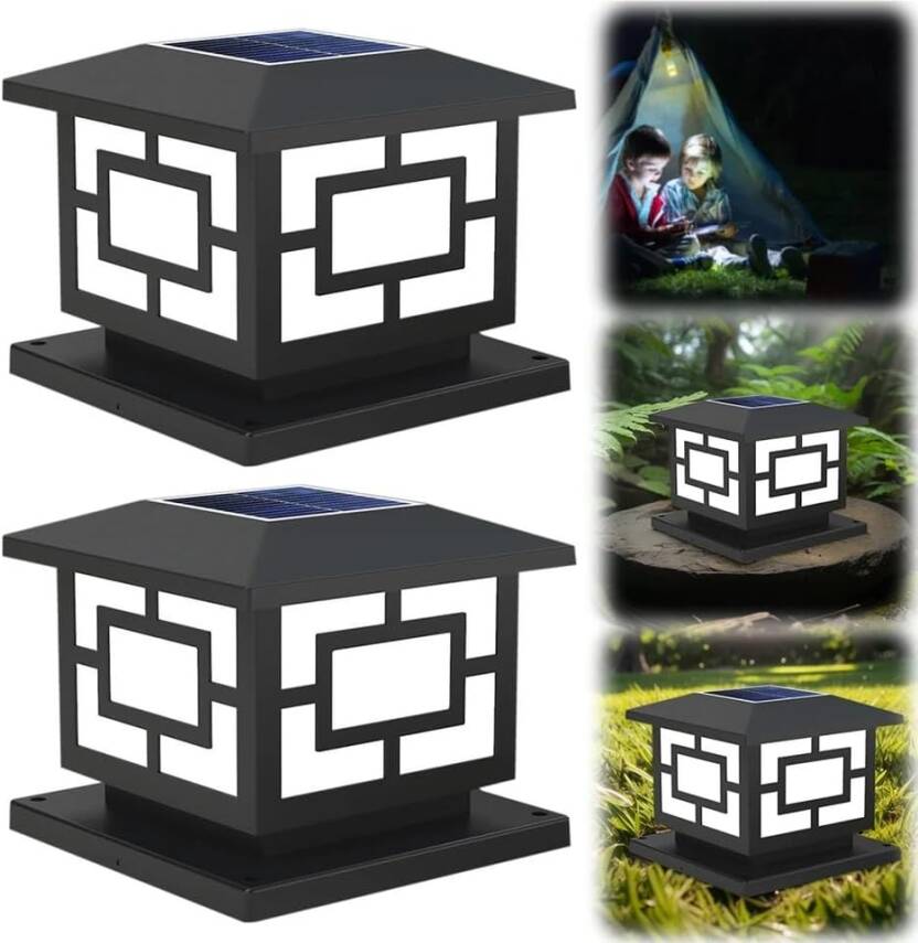 Kyrotech Güneş Enerjili 10W Set Üstü Standlı 78 CM Bahçe Aydınlatması, Su Geçirmez, 3200K-6500K, Solar Küp Armatür, 2 Modlu (Beyaz-Gün Işığı), Veranda, Çit, Bahçe Duvarı Küp Aydınlatma 165×110 mm - 7