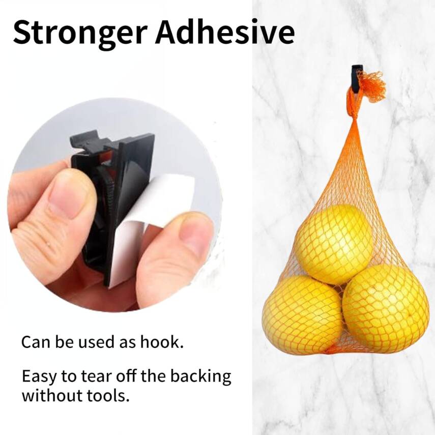 Kyrotech Kablo Klipsleri 4'lü Set, Kendinden Yapışkanlı Kablo Düzenleyici Tutucu, Masa Altı Duvar Yatak Başlığı için Kablo Sabitleyici, PC Bilgisayar USB Şarj Ethernet Kablo Bağı, Ev Ofis İçin - 5