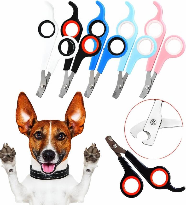 Kyrotech Kedi Köpek Tırnak Makası – Renkli Paslanmaz Çelik Tırnak Kesici – Evcil Hayvanlar İçin Güvenli ve Ergonomik Tırnak Makası – Kedi, Küçük Köpek ve Tavşanlar İçin Uygun Asorti Çok Renkli - 1