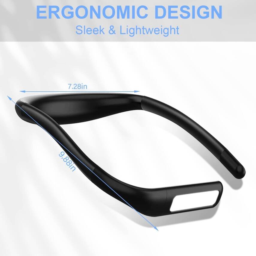 Kyrotech LED Boyun Okuma Lambası, Yatak Kitap Işığı, Şarjlı, Ayarlanabilir Parlaklık Masa Lambası, Bükülebilir Kollara, 3 farklı Renk Modu, Bakım, Onarım, Gece Koşusu, Yürüyüş, Örgü, Kamp, Makyaj için Uygundur - 3