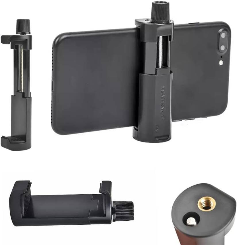 Kyrotech Profesyonel Fotoğraf ve Video Çekim Aparatı, Kolay Taşınabilir, Ergonomik, 5-10 cm Telefon Tutucu, Tripod Başlık, Dikey ve Yatay Kullanım - 6