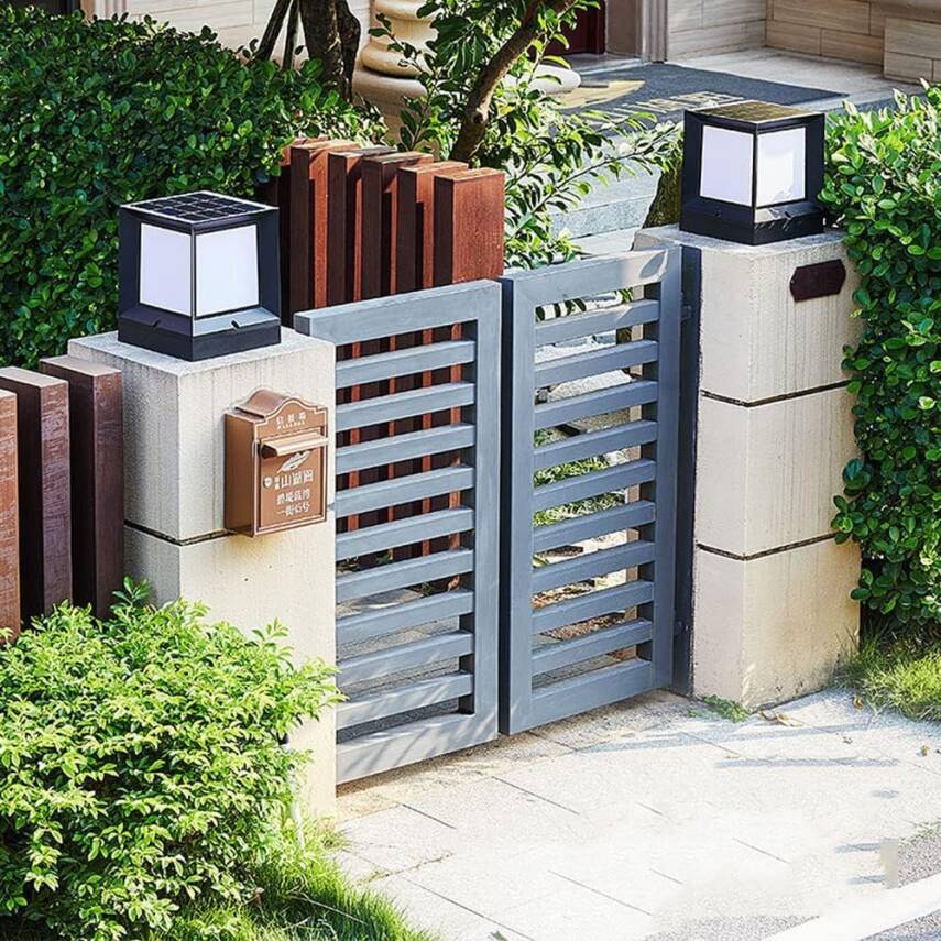 Kyrotech Set Üstü Küp Solar LED Bahçe Lambası 60W, Güneş Enerjili+220V Elektrikli Hibrit, E27 Duy, Fotoselli, Uzaktan Kumandalı | 3 Modlu Işık | IP65 Su Geçirmez | Uzun Ömürlü Bahçe Aydınlatma Armatürü - 8