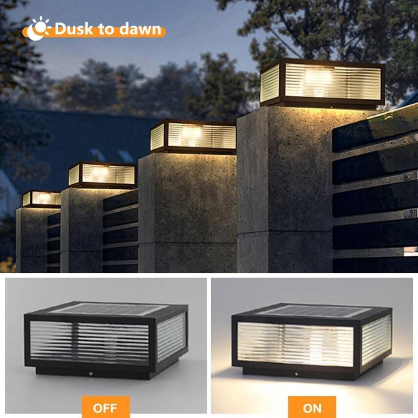 Kyrotech Set Üstü Solar LED Bahçe Lambası 60W, Güneş Enerjili+220V Elektrikli Hibrit | E27 Duy | Fotoselli | Uzaktan Kumandalı | 3 Modlu Işık | IP65 Su Geçirmez | Uzun Ömürlü Bahçe Aydınlatma Armatürü - 6