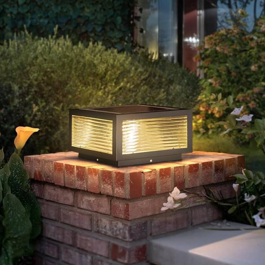 Kyrotech Set Üstü Solar LED Bahçe Lambası 60W, Güneş Enerjili+220V Elektrikli Hibrit | E27 Duy | Fotoselli | Uzaktan Kumandalı | 3 Modlu Işık | IP65 Su Geçirmez | Uzun Ömürlü Bahçe Aydınlatma Armatürü - 5