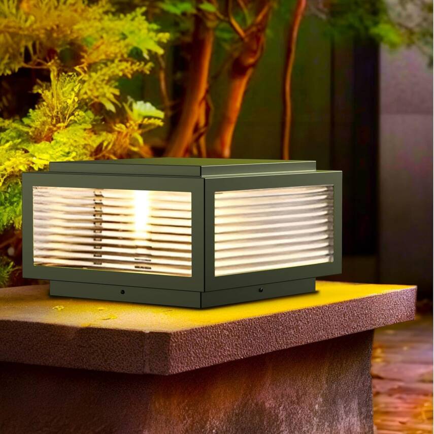 Kyrotech Set Üstü Solar LED Bahçe Lambası 60W, Güneş Enerjili+220V Elektrikli Hibrit | E27 Duy | Fotoselli | Uzaktan Kumandalı | 3 Modlu Işık | IP65 Su Geçirmez | Uzun Ömürlü Bahçe Aydınlatma Armatürü - 1