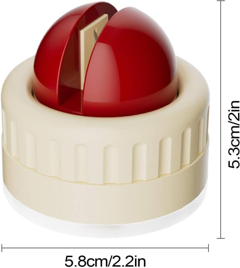 Kyrotech Vantuzlu Bıçak Bileyici | Yapışkanlı Kaymaz Tabanlı Pratik Bileme Aparatı | Mutfak, Şef, Meyve, Ekmek Bıçağı ve Makas İçin Hızlı ve Etkili Bileyici - 3