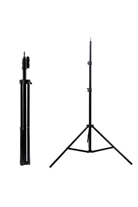 Tripod 2 Metre Ateş Ölçer Tripod Kamera Tripod ışık Ayağı Tripod Monopod - 1