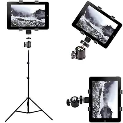 Tripod Ayaklı Tablet Tutucu, 360 Derece Hareketli, 2 Metre Uzanabilir Mafsallı - Kyrotech